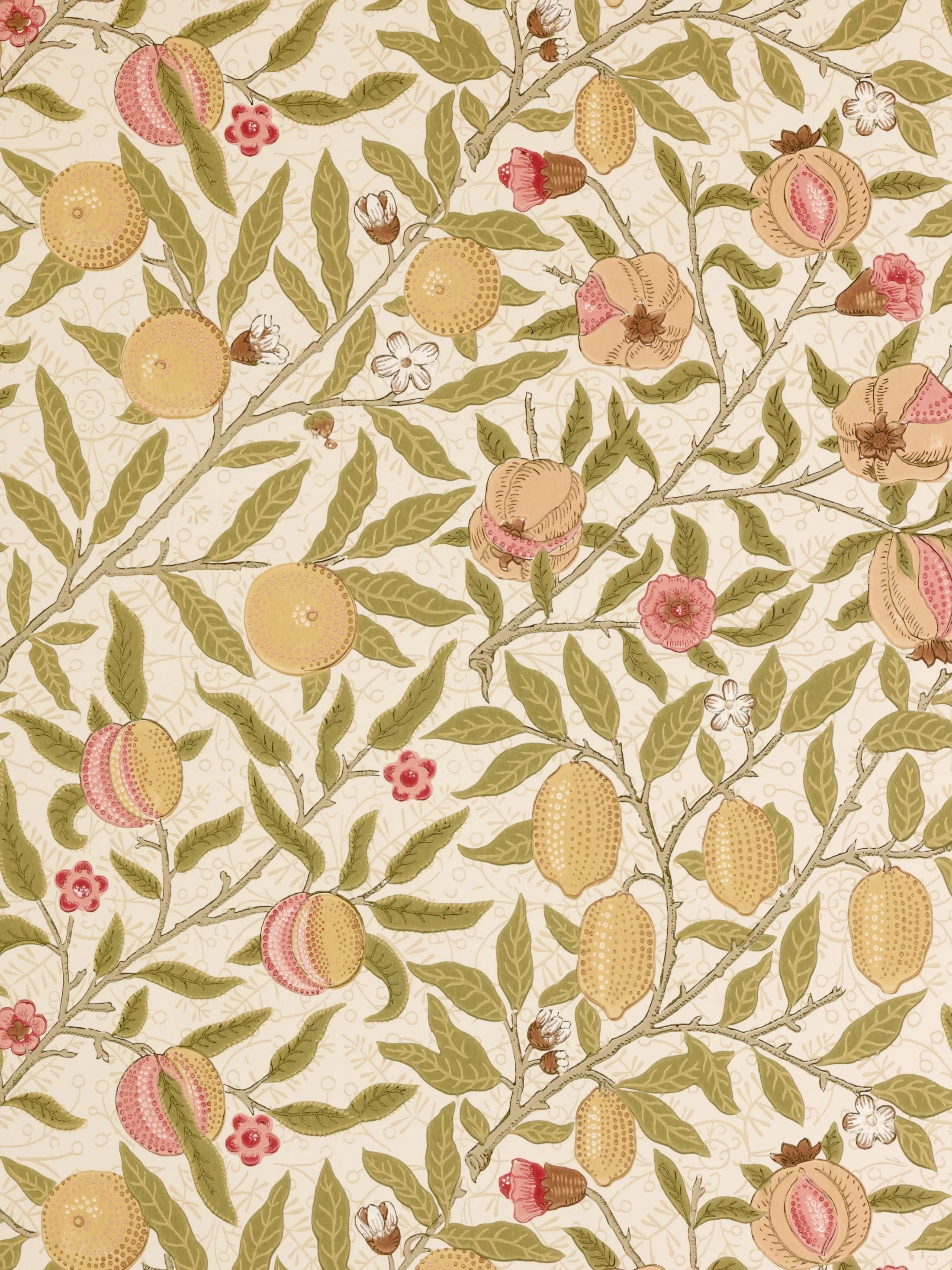 Morris & Co. fruit wallpaper design - British product