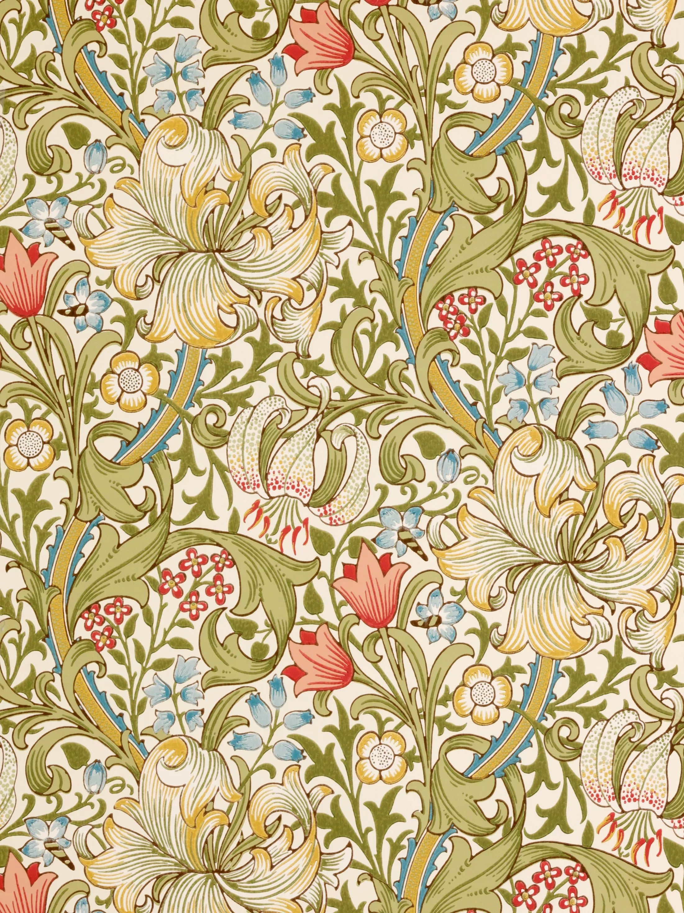 Morris & Co. Golden Lily Wallpaper