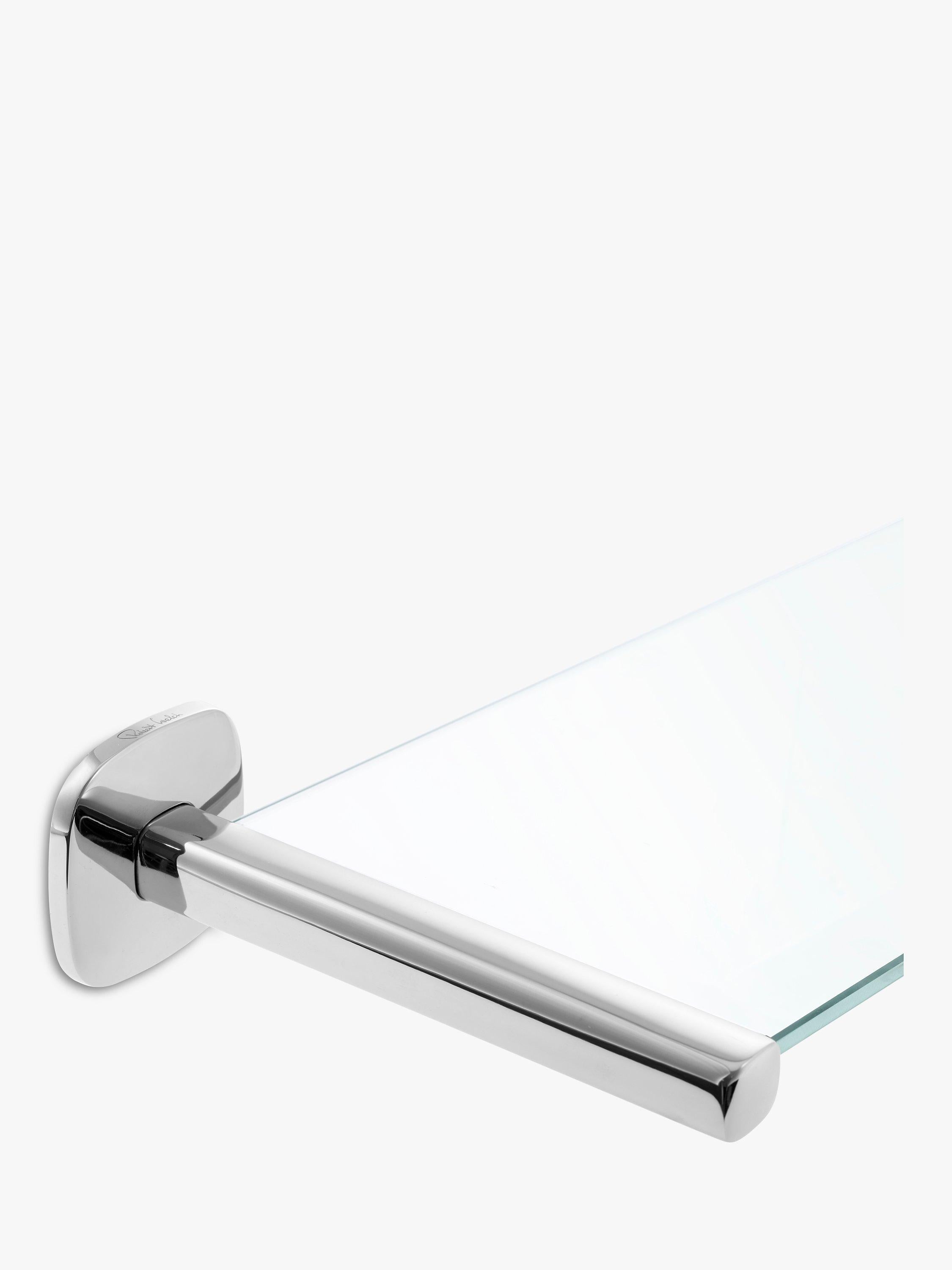 Robert Welch Burford bathroom shelf stainless steel glass, imported from the UK