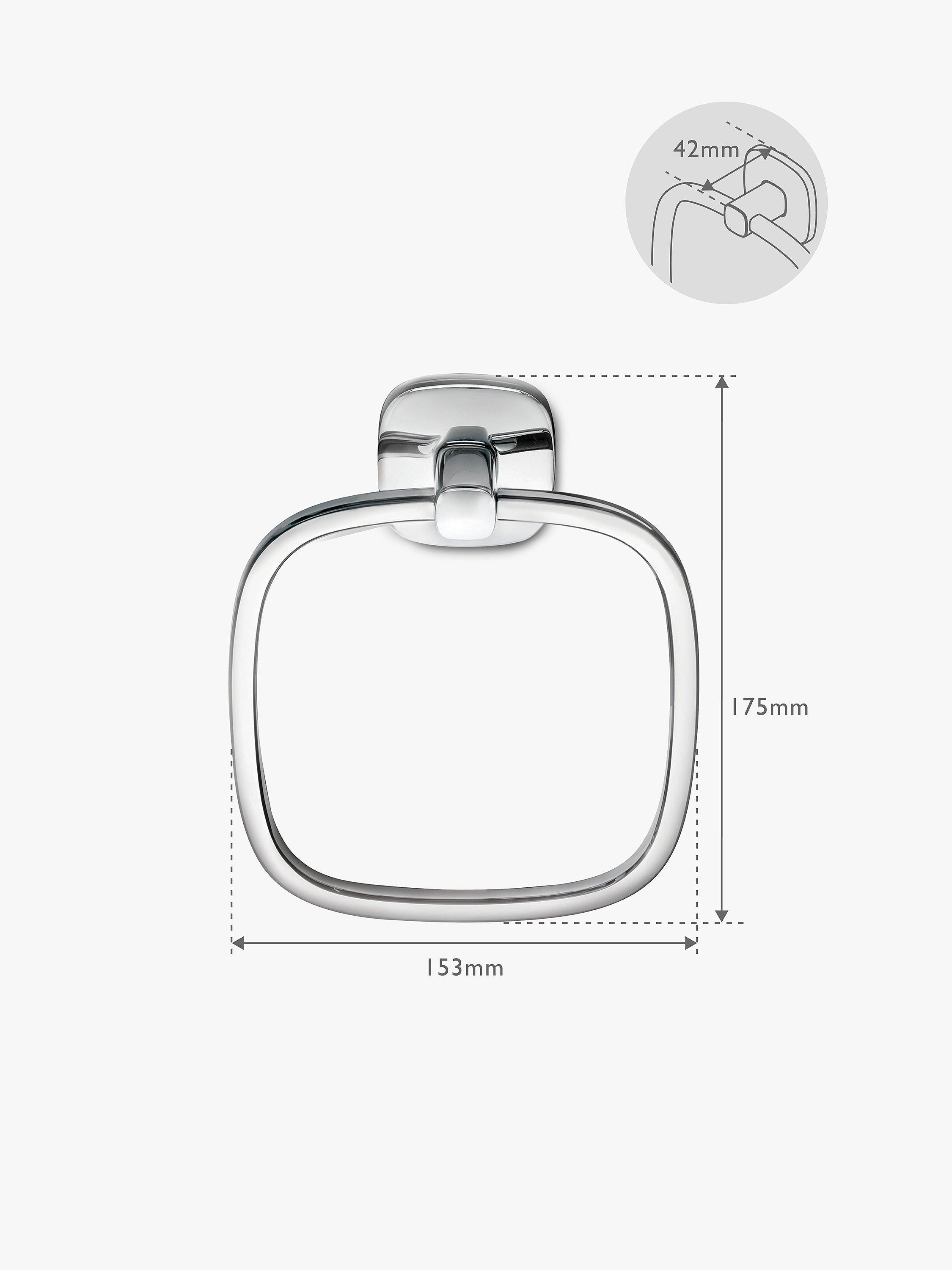 Robert Welch Burford towel ring 18/10 stainless steel (British brand)