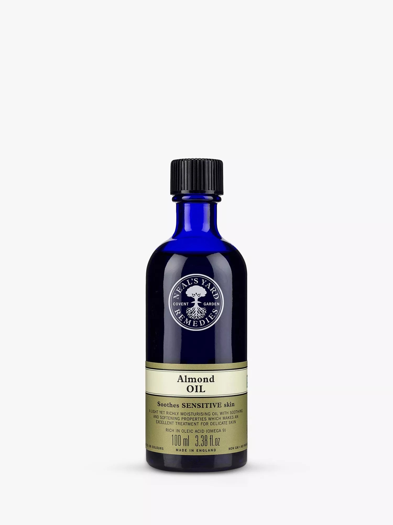 Neal's Yard Remedies organic almond oil 100ml, UK version
