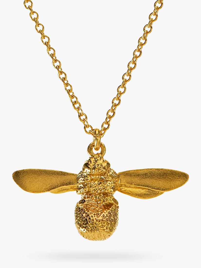 Alex Monroe Baby Bee gold plated necklace, imported from the UK