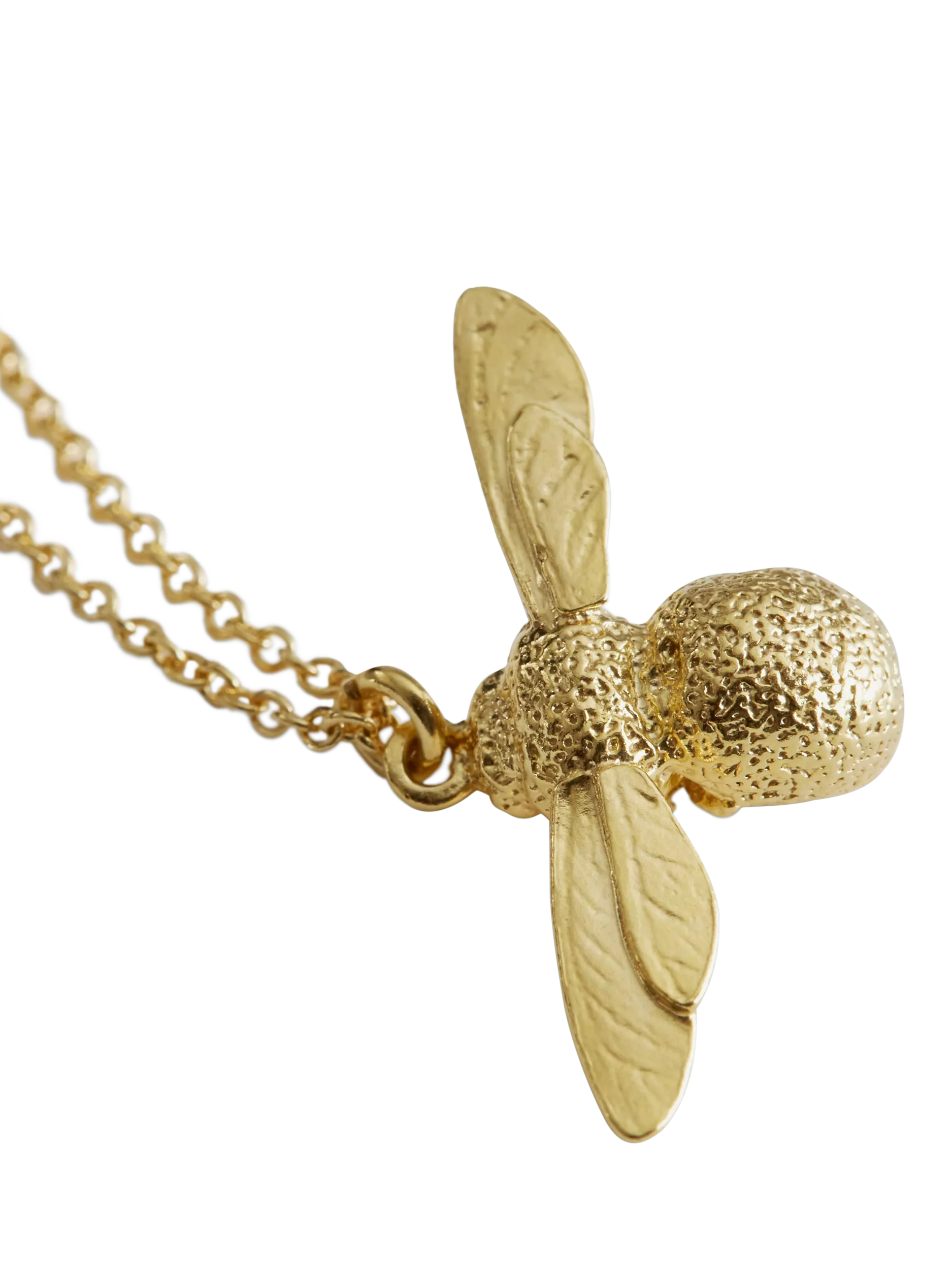 Alex Monroe Baby Bee gold plated necklace, imported from the UK