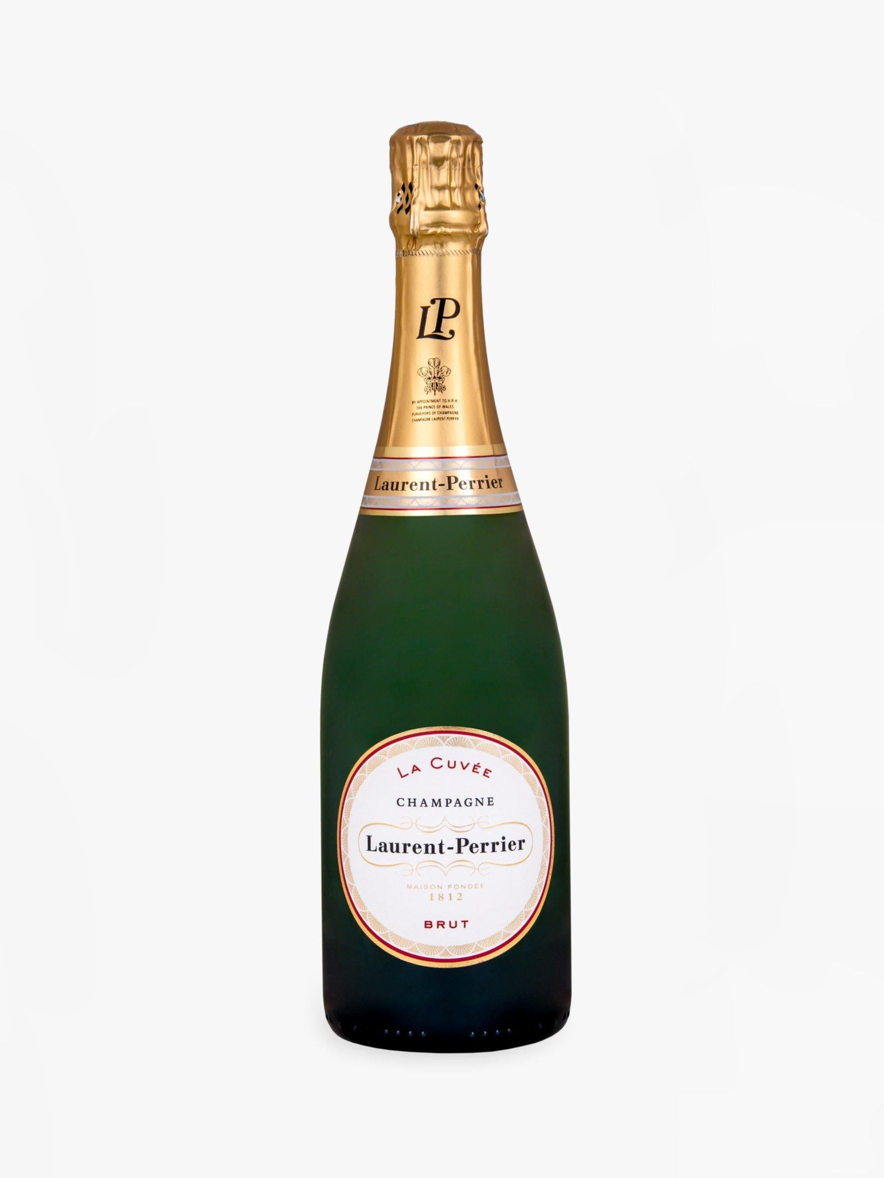 Laurent-Perrier Brut Champagne with silver ice bucket 75cl, UK version