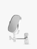 Robert Welch Burford extendable magnifying wall mirror, imported from the UK