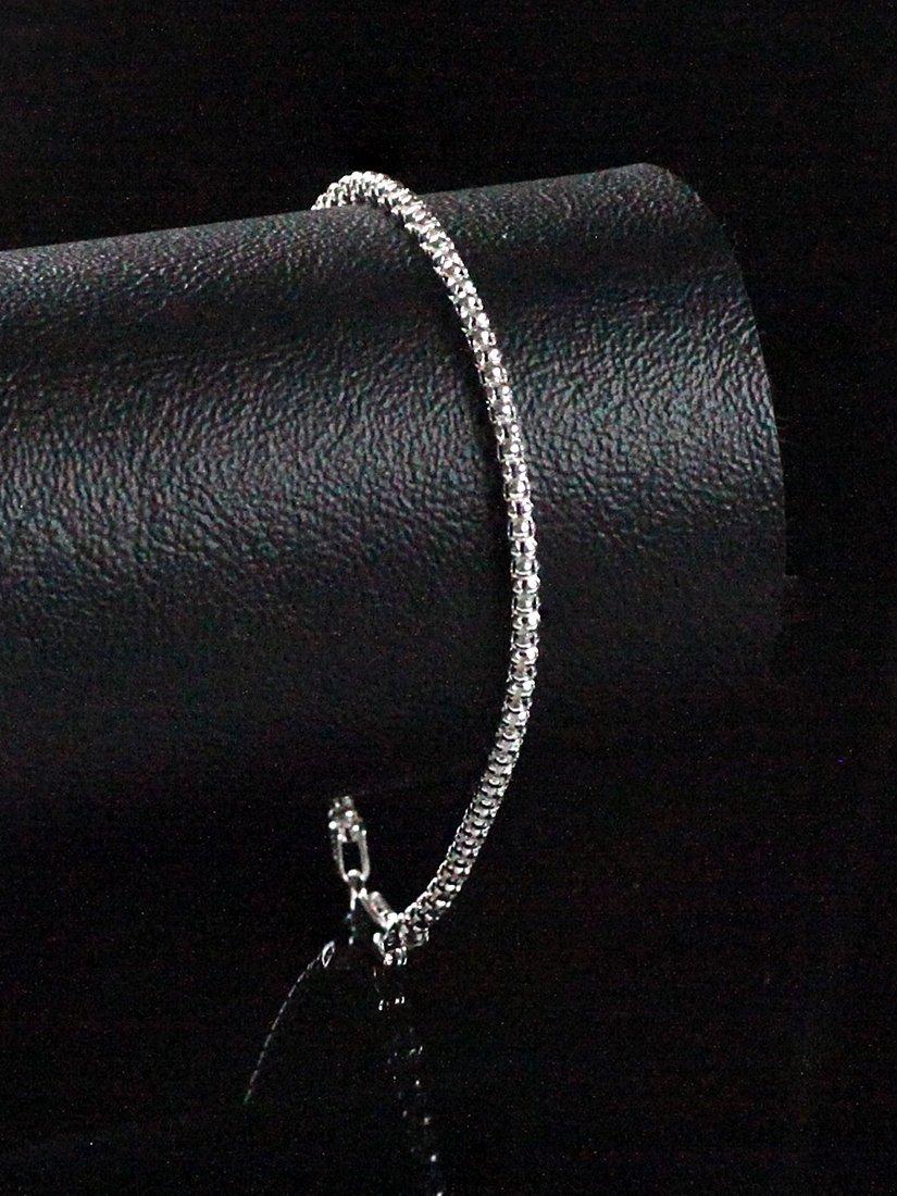 Nina B popcorn chain bracelet solid sterling silver, imported from the UK