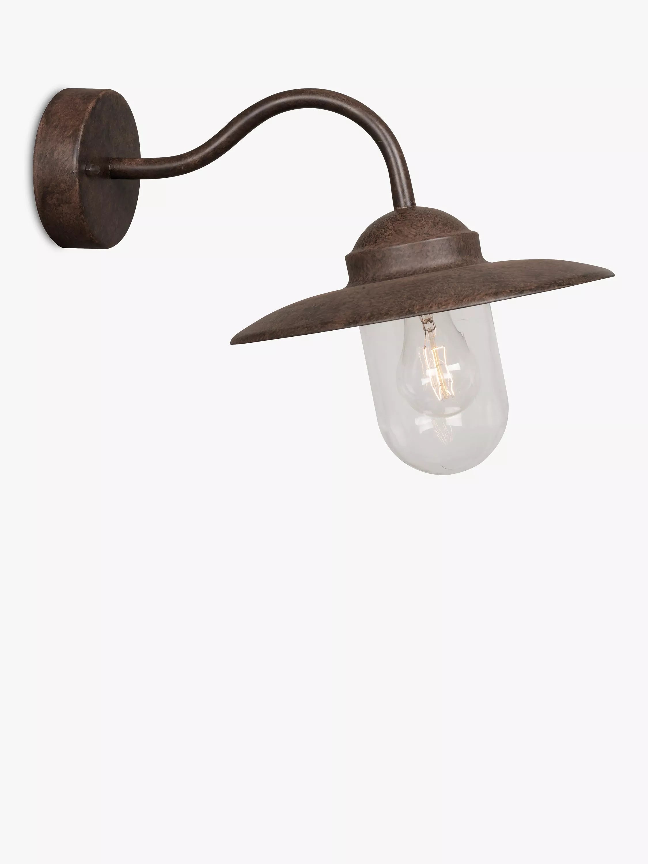 Nordlux outdoor wall light weathered copper finish (British brand)