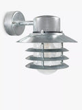 Nordlux Vejers outdoor wall light galvanised steel, UK version