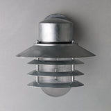 Nordlux Vejers outdoor wall light galvanised steel, UK version