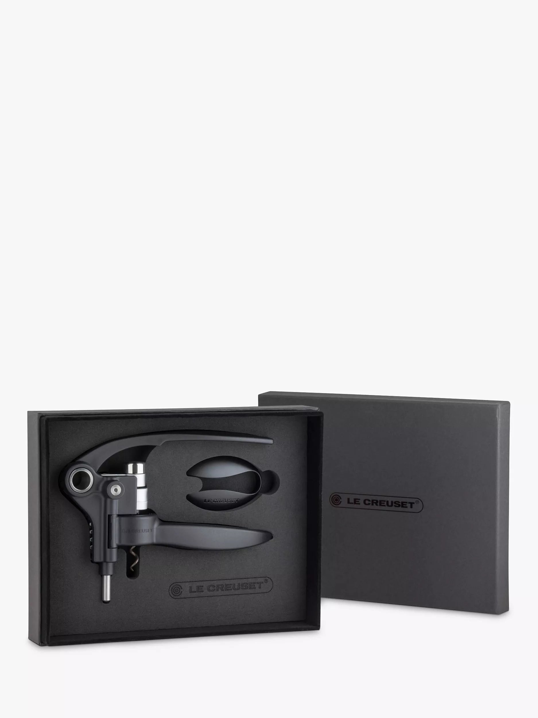 Ergonomic Lever Corkscrew with Foil Cutter and Gift Box