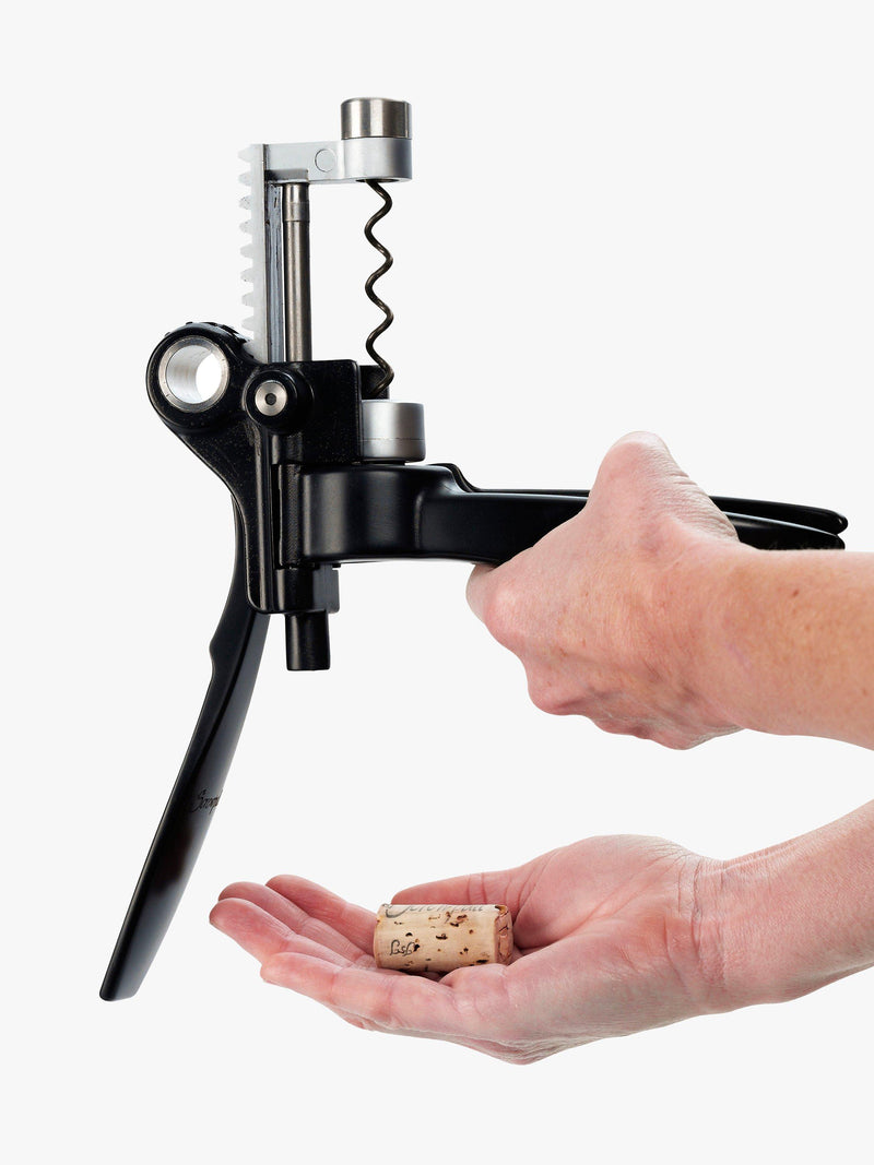 Ergonomic Lever Corkscrew with Foil Cutter and Gift Box