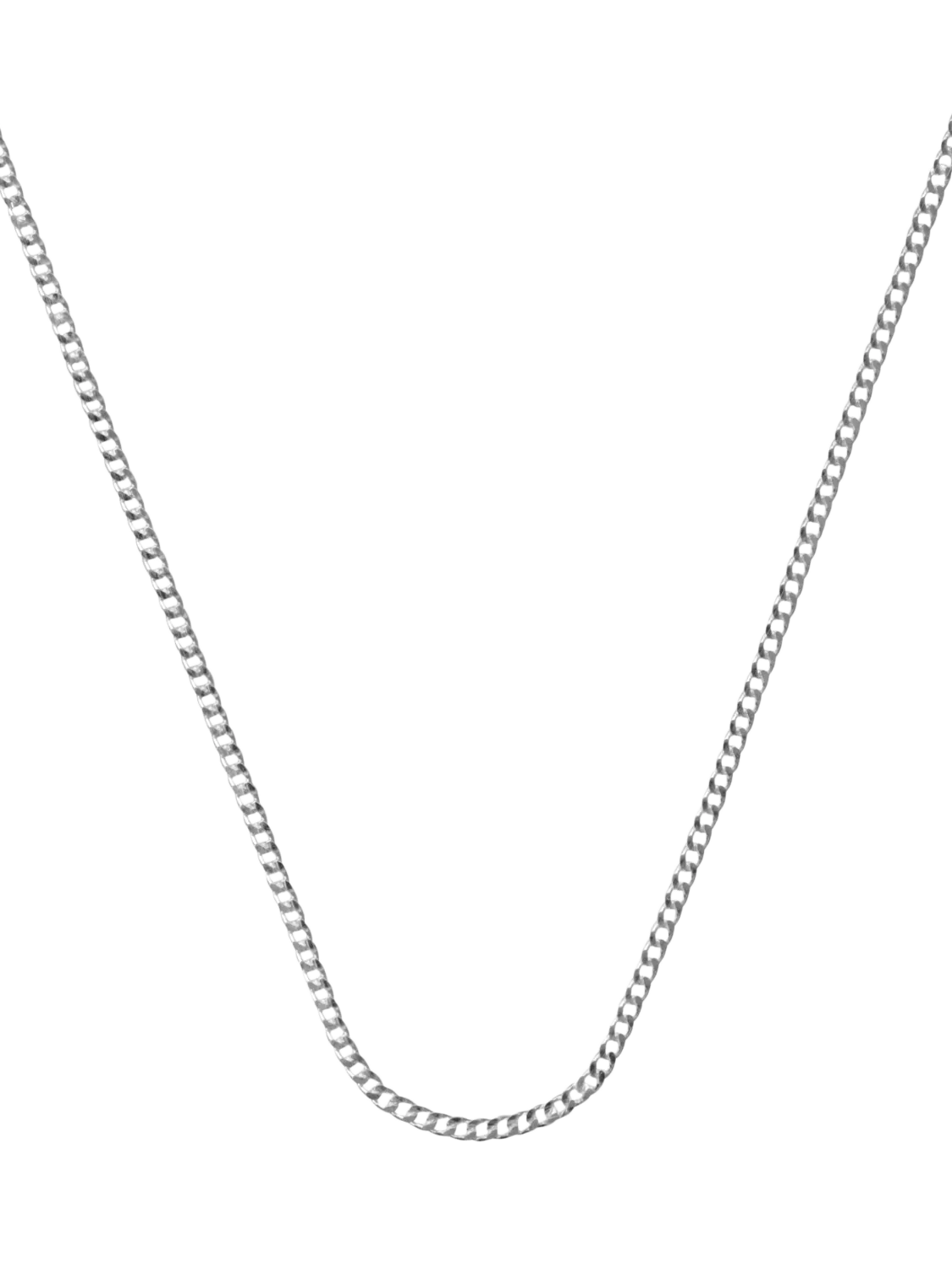 Nina B curb chain necklace silver 45cm, UK version