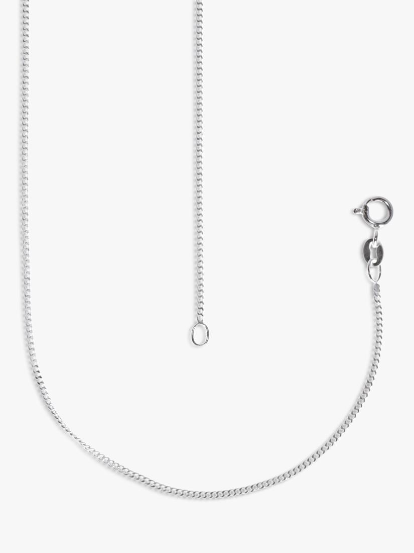 Nina B curb chain necklace silver 45cm, UK version