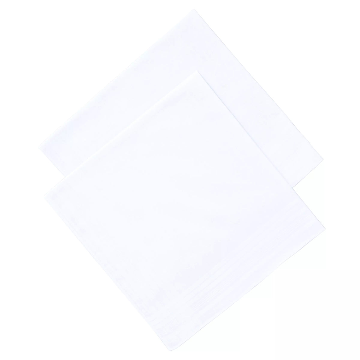 John Lewis white cotton handkerchiefs pack of 2 (British brand)