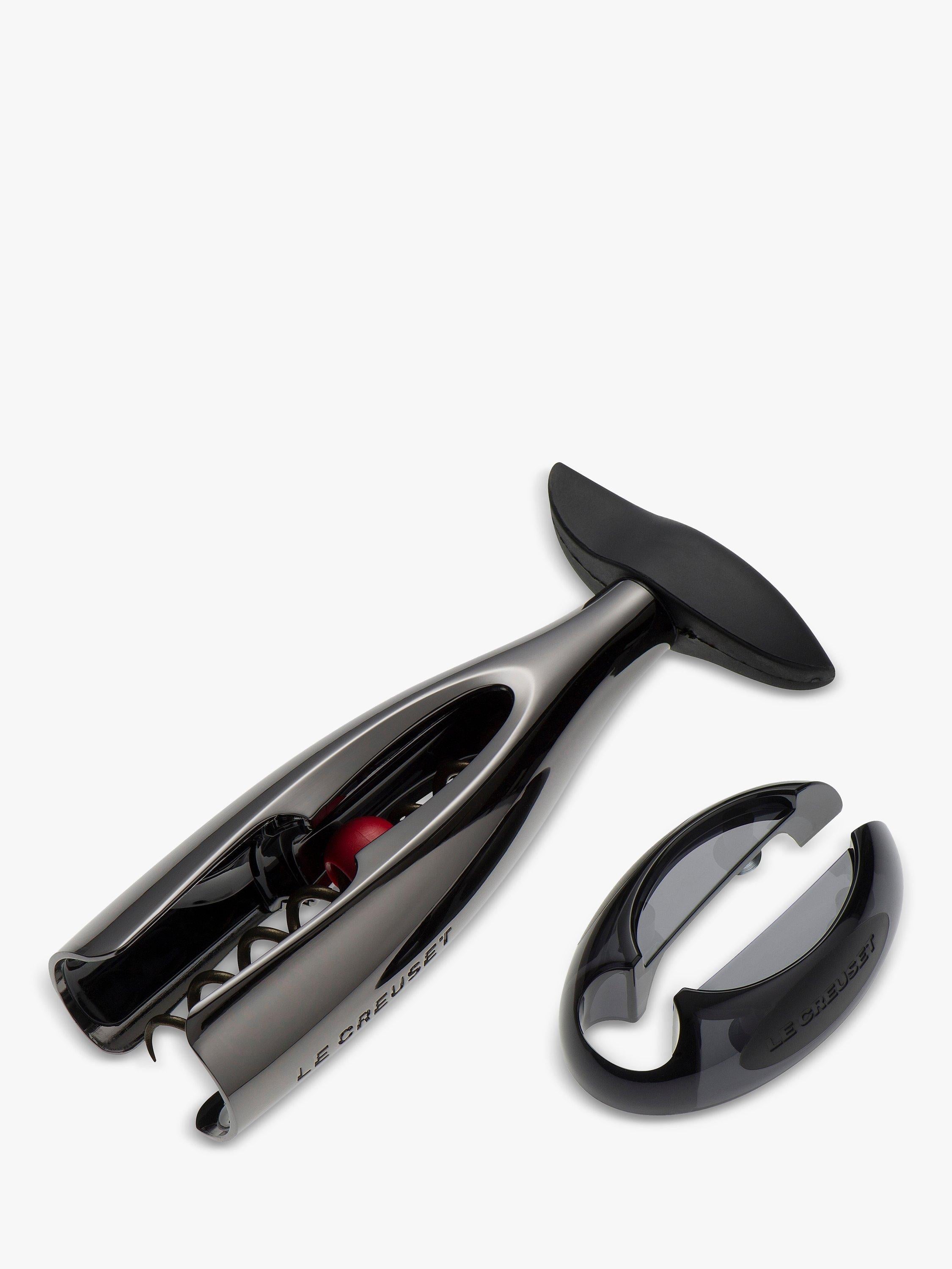 Le Creuset Activ-Ball corkscrew black nickel, imported from the UK