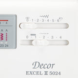 Janome Excel Decor 5024 sewing machine, UK version