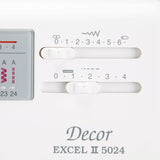 Janome Excel Decor 5024 sewing machine, UK version