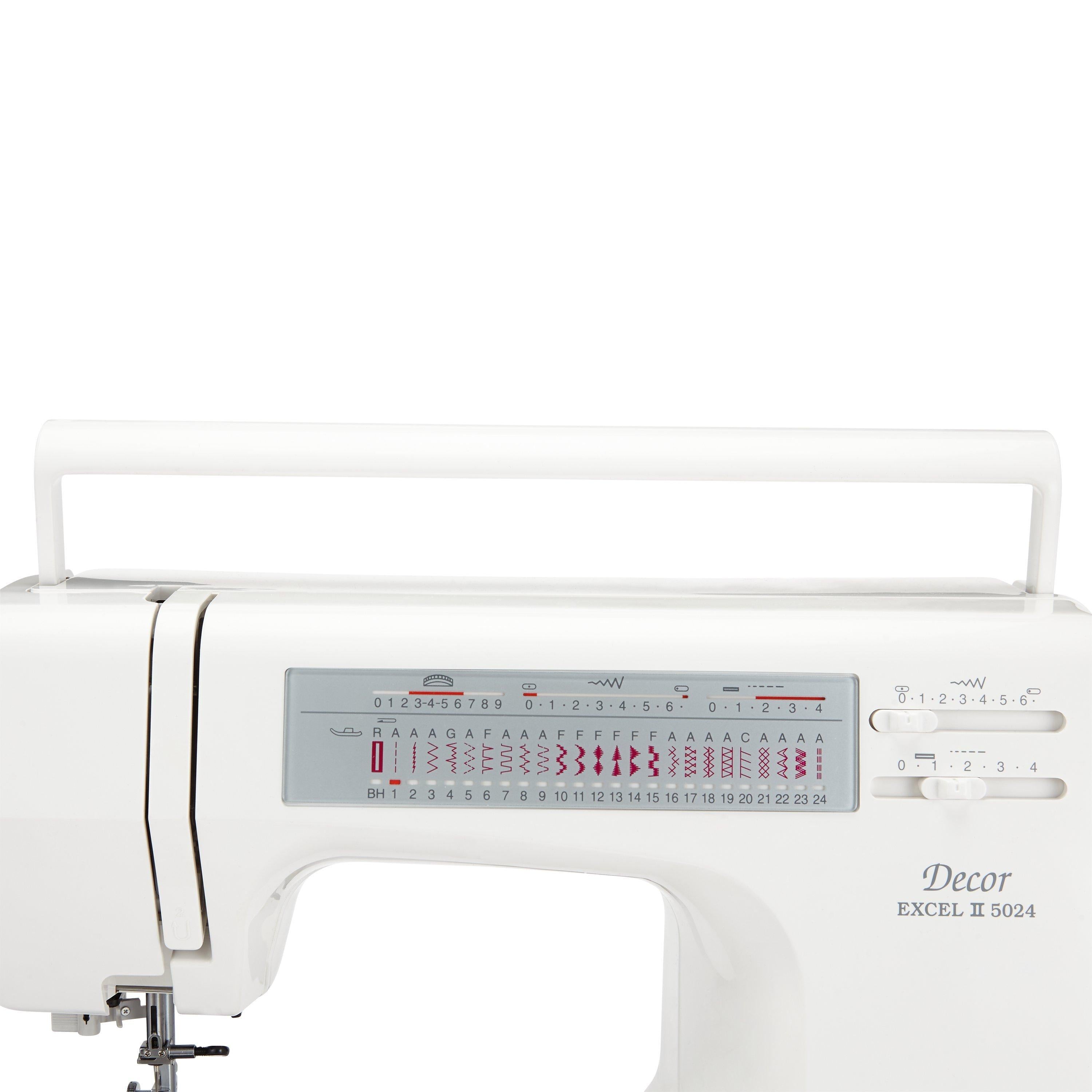 Janome Excel Decor 5024 sewing machine, UK version
