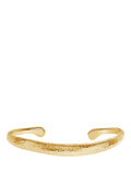 Dower & Hall Nomad curved torc bangle in gold vermeil - British product