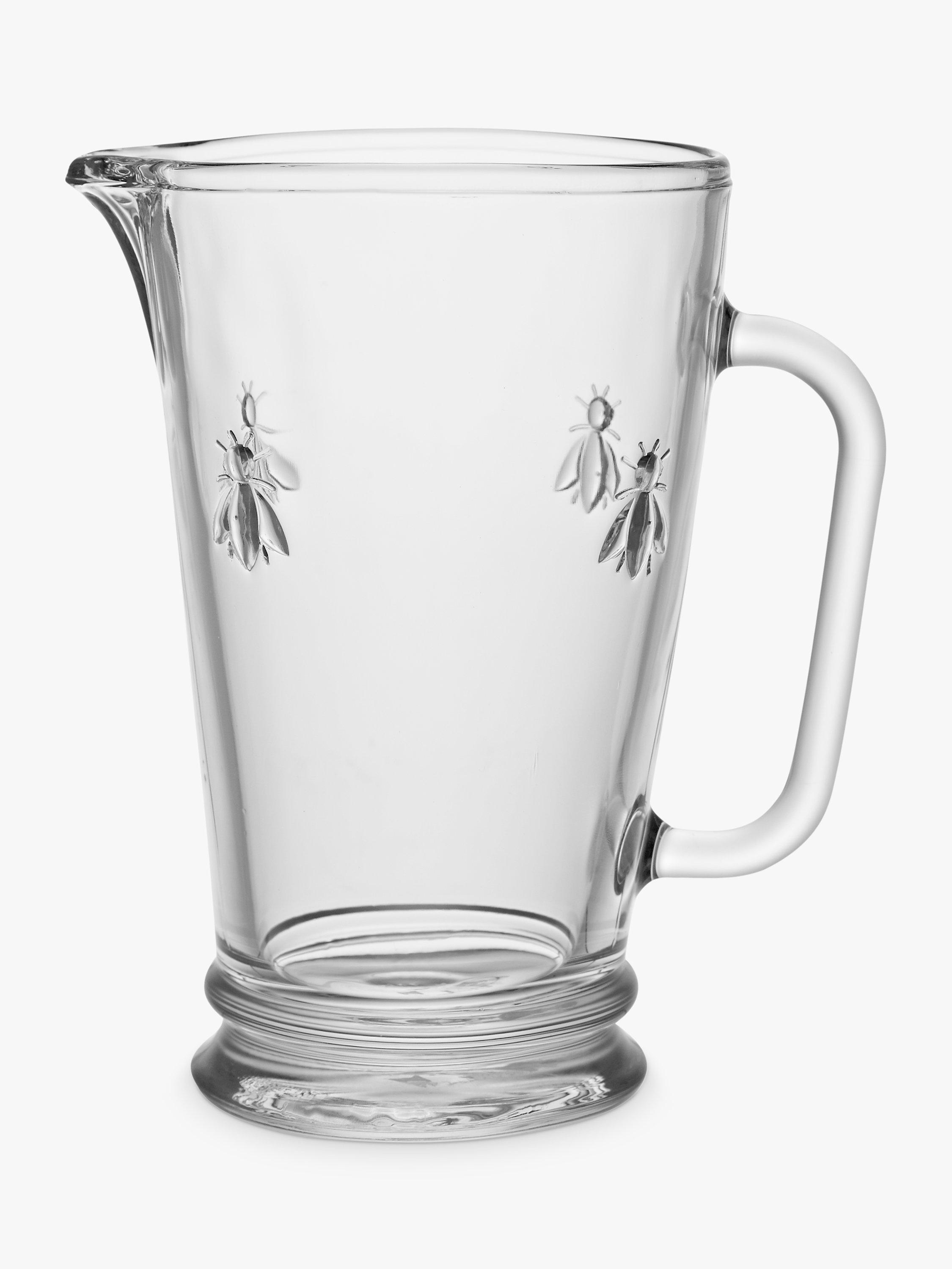 La Rochère bee design glass jug 1L, UK version