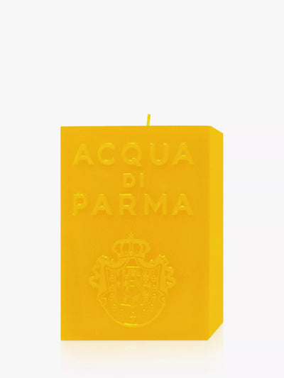 John Lewis Acqua di Parma Colonia Scented Candle - Large Yellow Cube, 1000g- Buy online at McGrocer