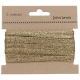 John Lewis gold metallic braid 5m (British brand)