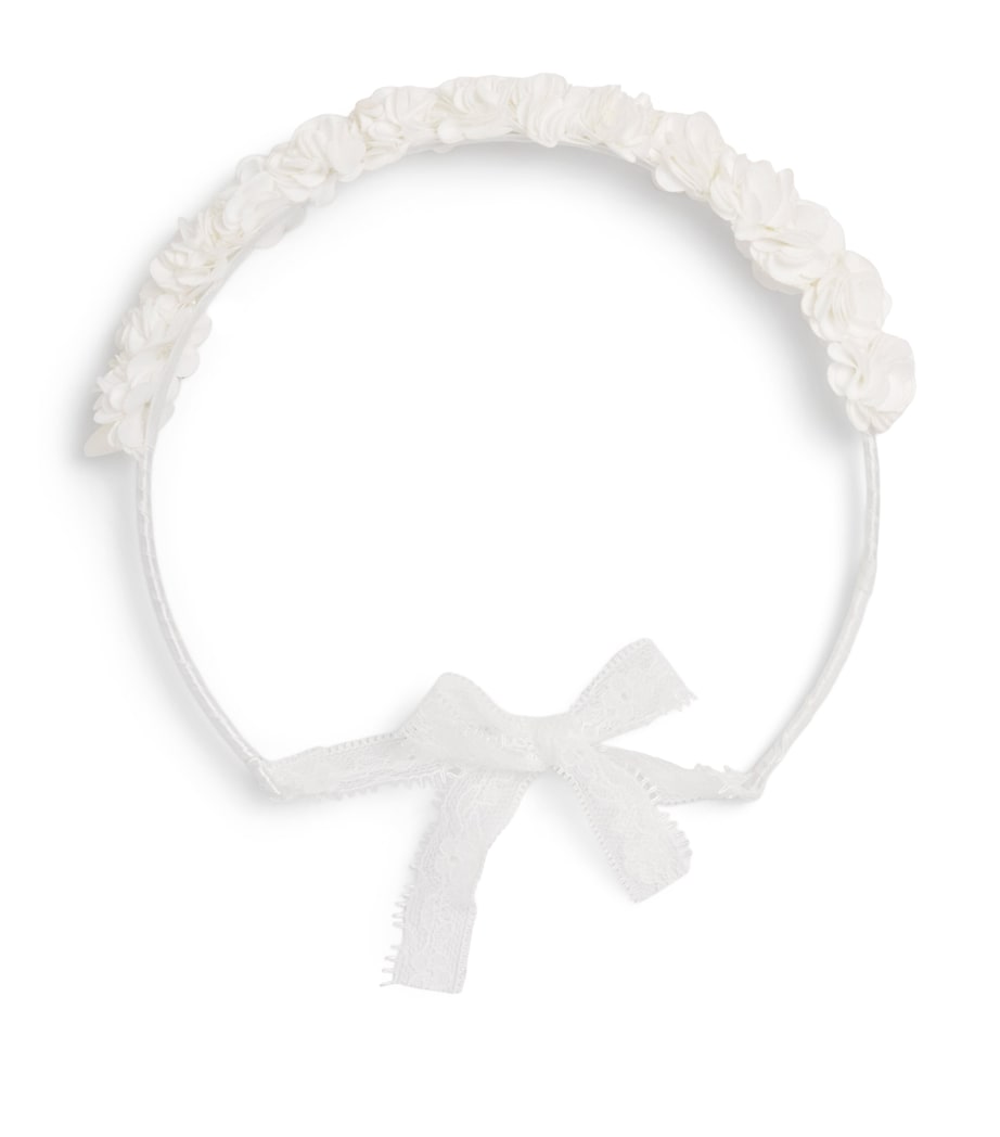 Tartine et Chocolat floral lace headband (British brand)