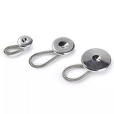 Prym Flexi Buttons pack of three silver sizes, imported from the UK