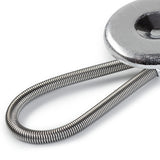 Prym Flexi Buttons pack of three silver sizes, imported from the UK