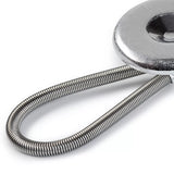 Prym Flexi Buttons pack of three silver sizes, imported from the UK