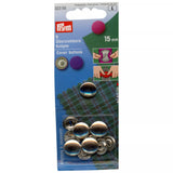 Prym metal cover buttons 15mm, UK version
