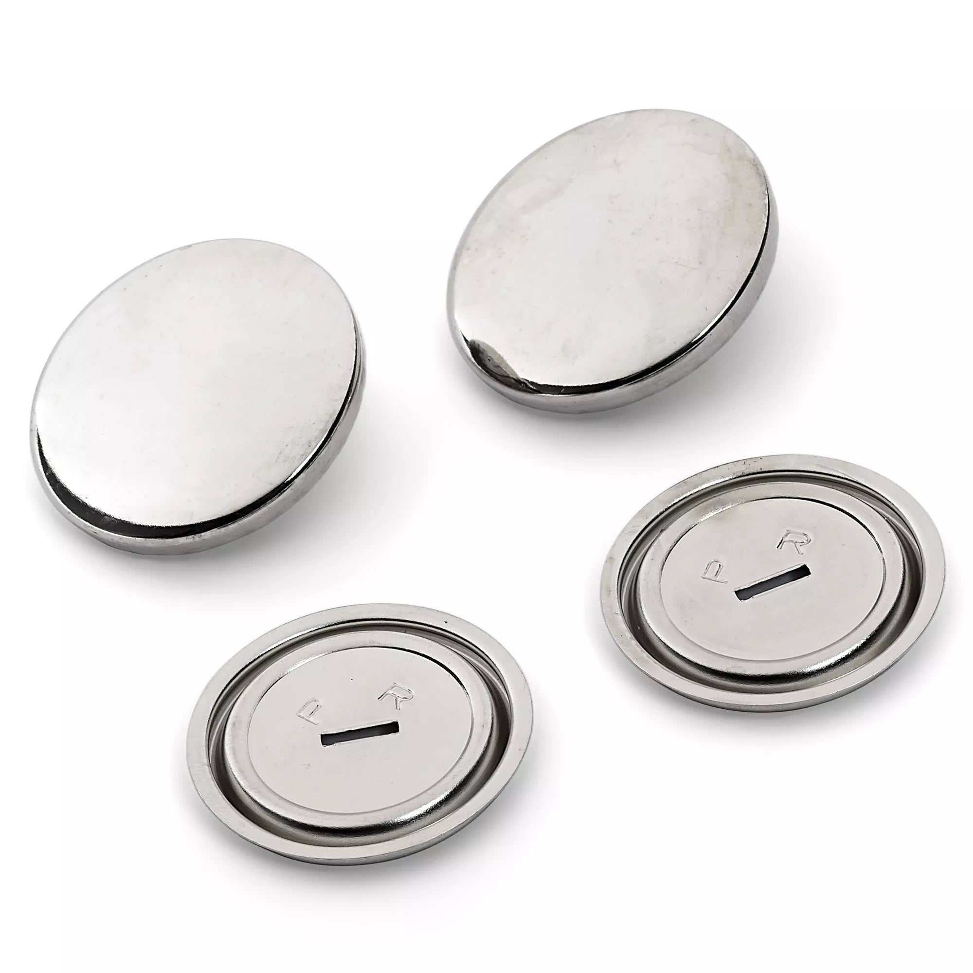 Prym metal cover buttons 29mm pack of 3 (British brand)