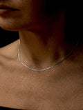 Nina B silver curb chain necklace 40cm, UK version