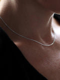 Nina B silver curb chain necklace 40cm, UK version