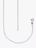 Nina B silver curb chain necklace 40cm, UK version