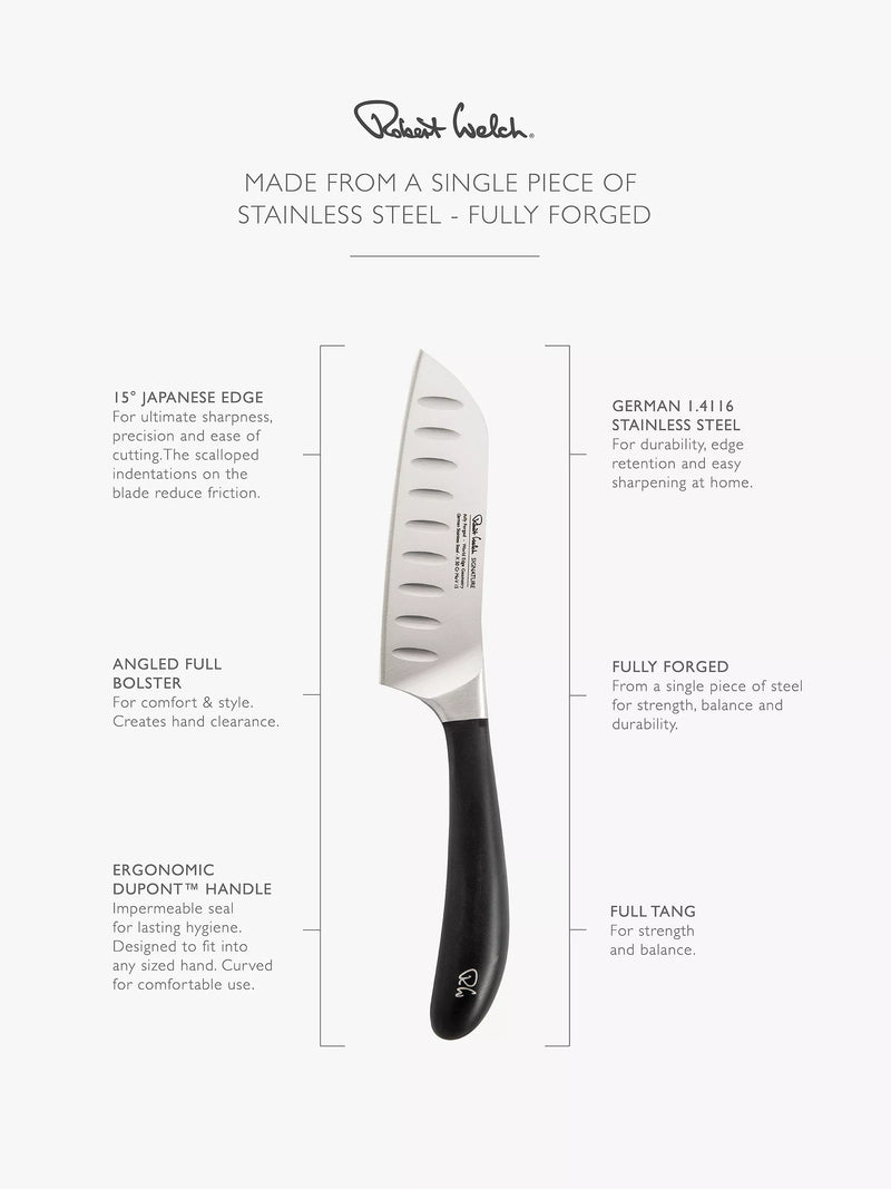 Robert Welch Signature Santoku knife 14cm - British product
