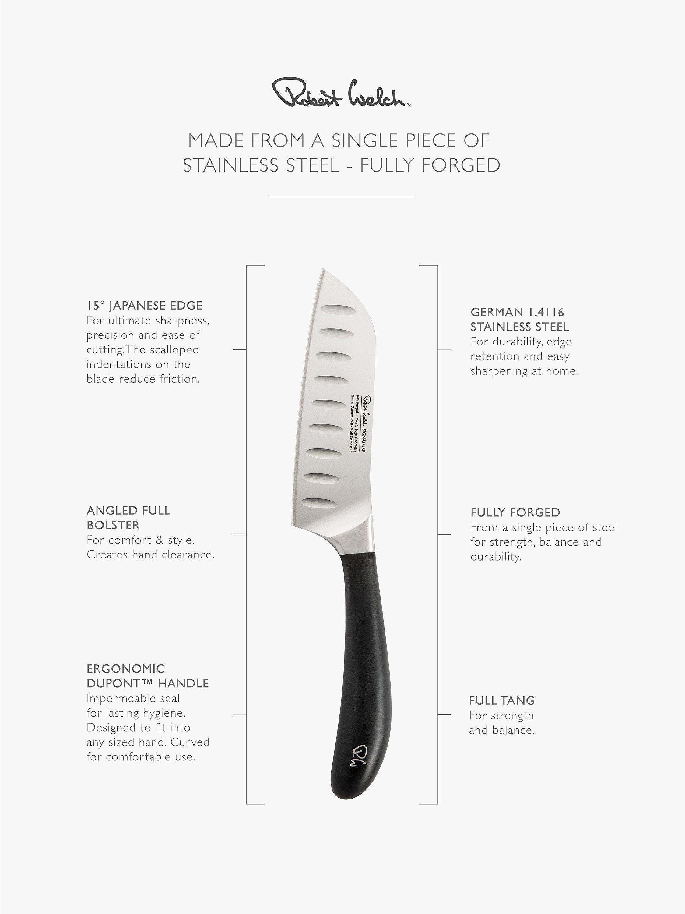 Robert Welch Signature Santoku knife 14cm - British product