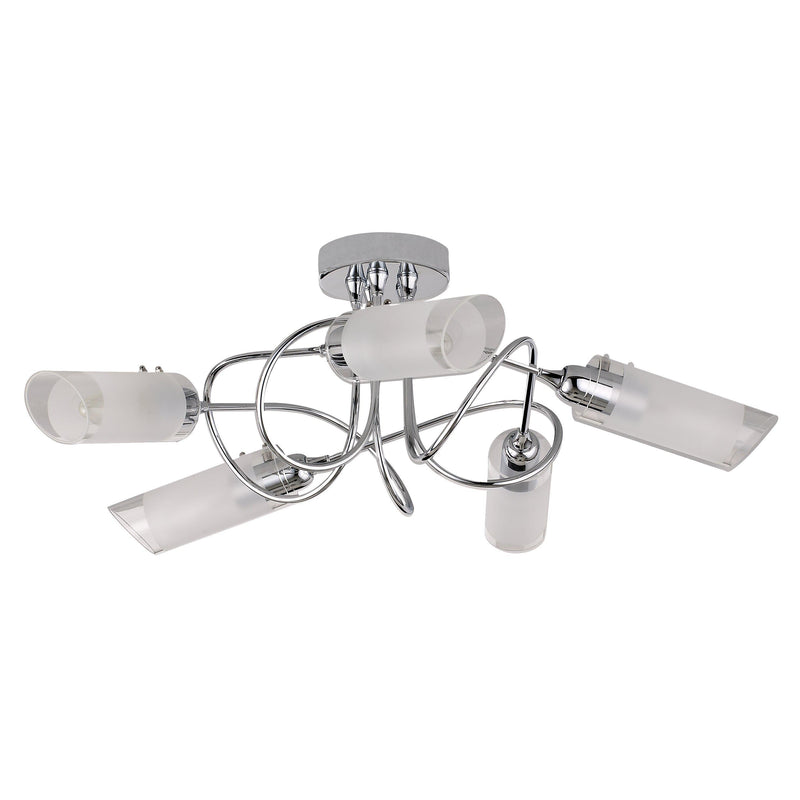 John Lewis Limbo semi flush 5 arm ceiling light, UK version