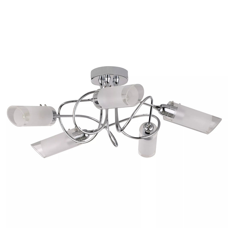 John Lewis Limbo semi flush 5 arm ceiling light, UK version