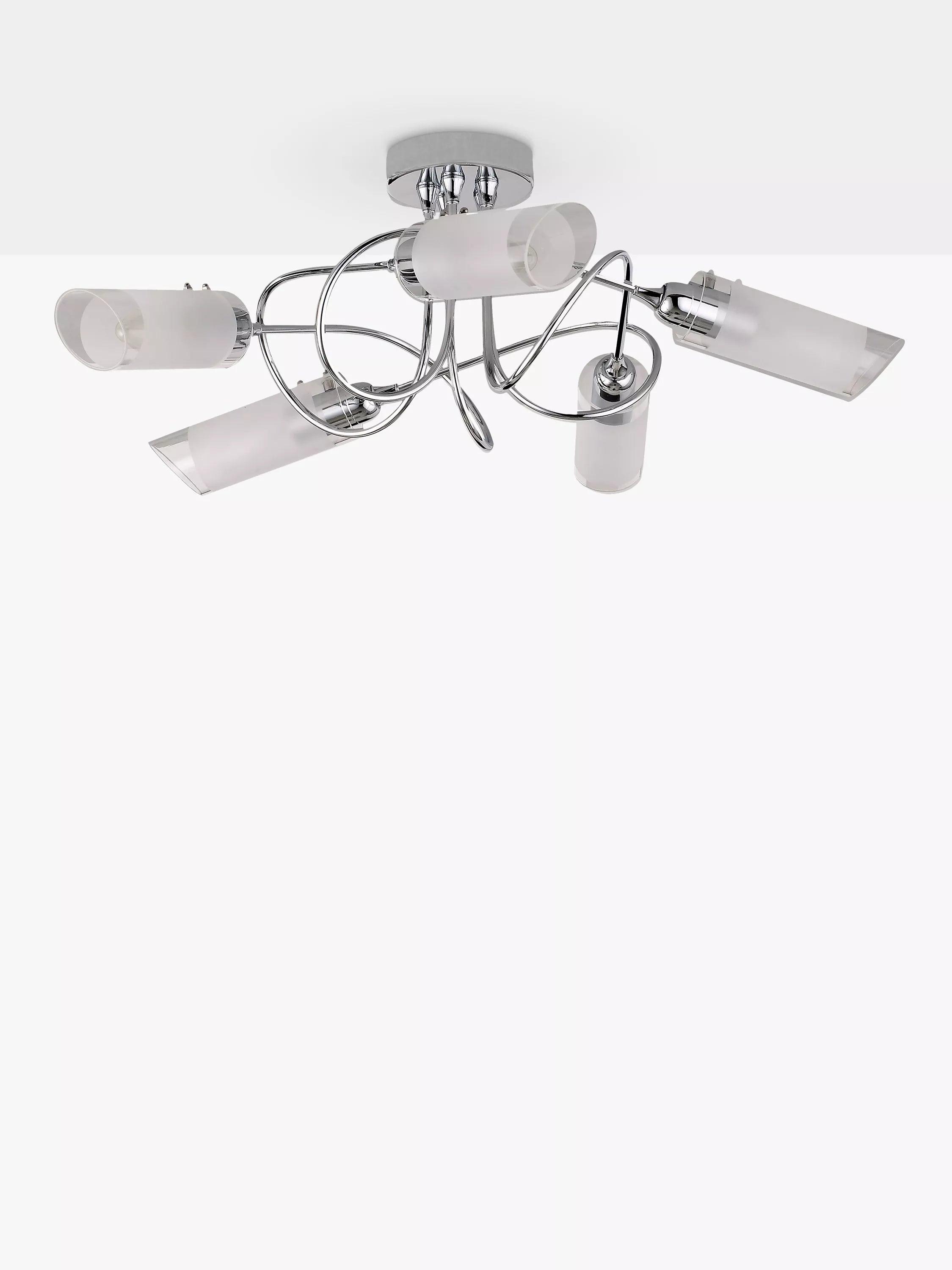 John Lewis Limbo semi flush 5 arm ceiling light, UK version