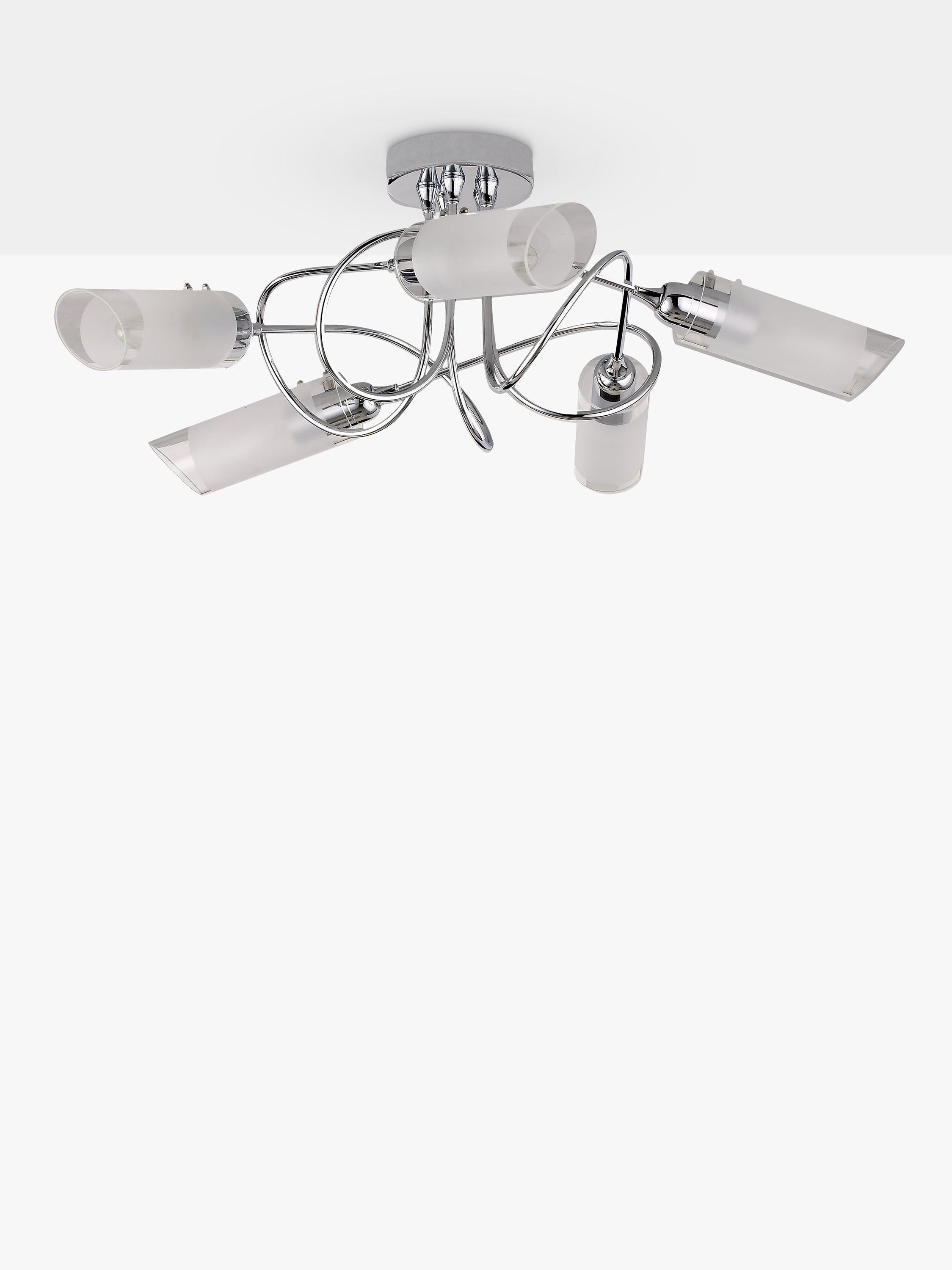 John Lewis Limbo semi flush 5 arm ceiling light, UK version