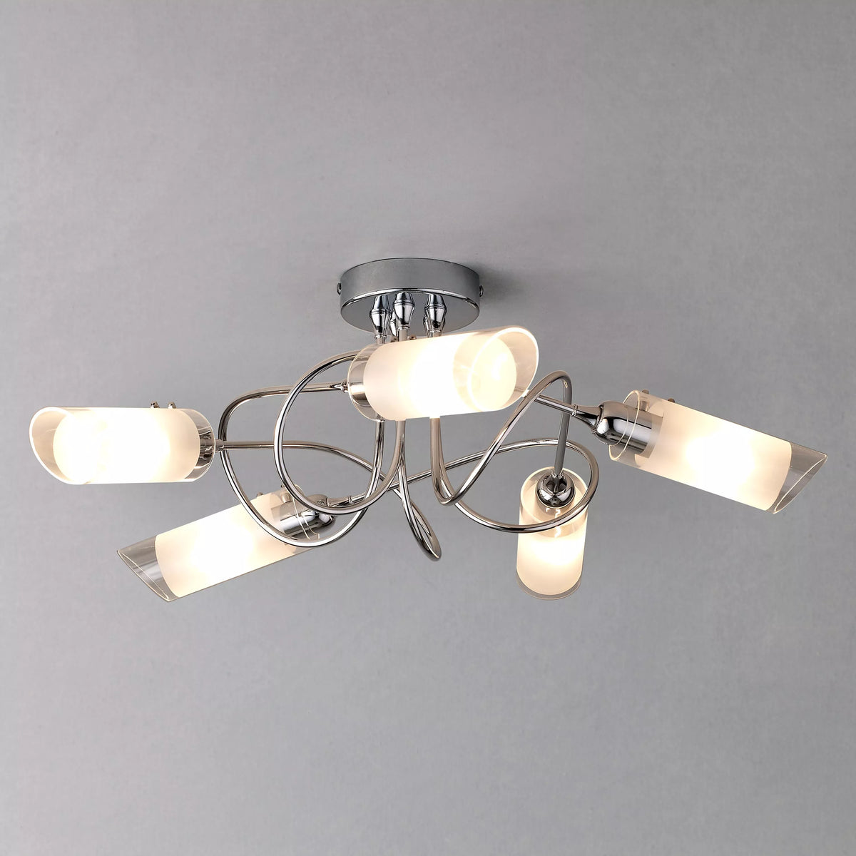 John Lewis Limbo Semi Flush 5 Arm Ceiling Light