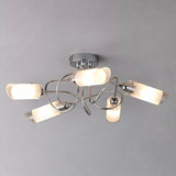 John Lewis Limbo Semi Flush 5 Arm Ceiling Light, Chrome