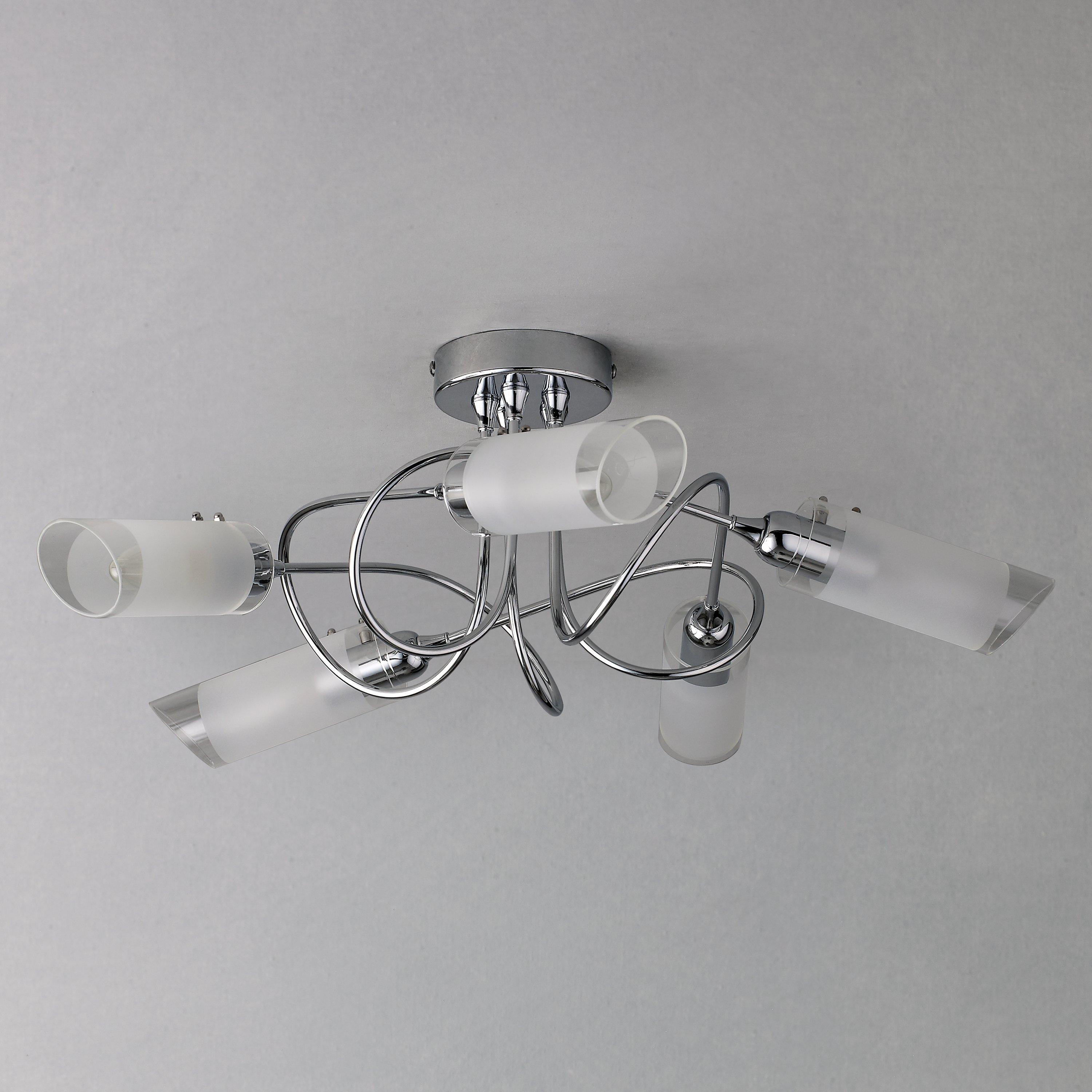 John Lewis Limbo semi flush 5 arm ceiling light, UK version