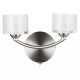 John Lewis Paige double wall light satin nickel - British product