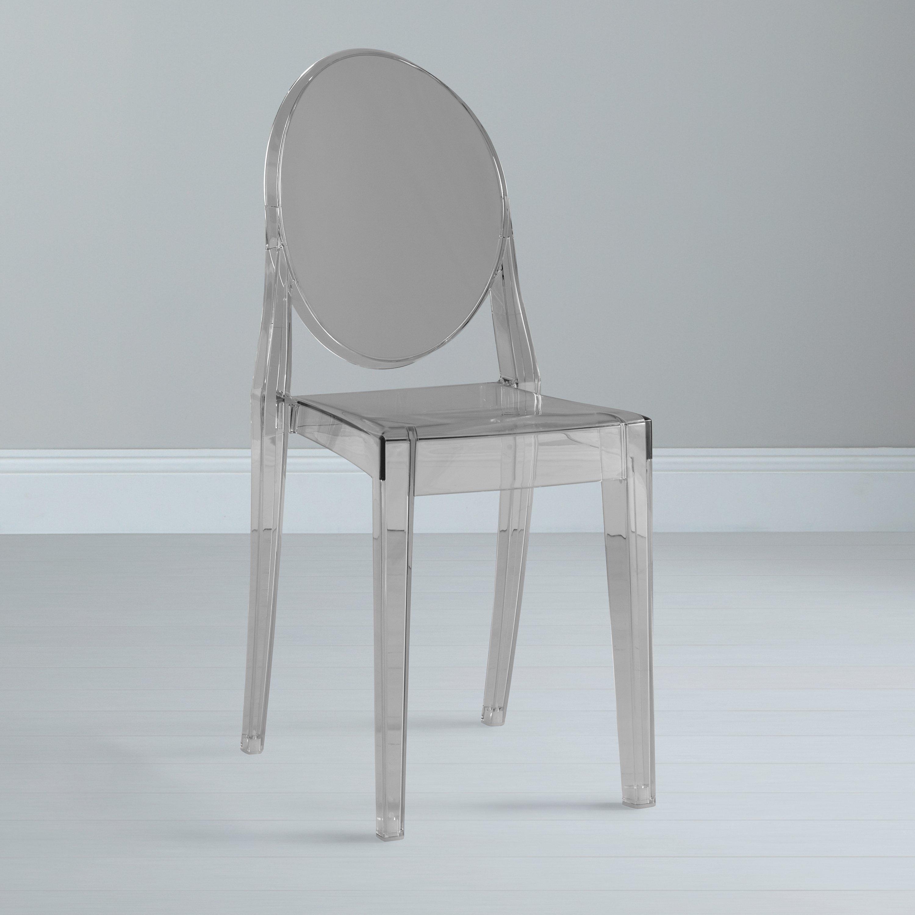 Kartell Victoria Ghost chair in transparent polycarbonate - British product