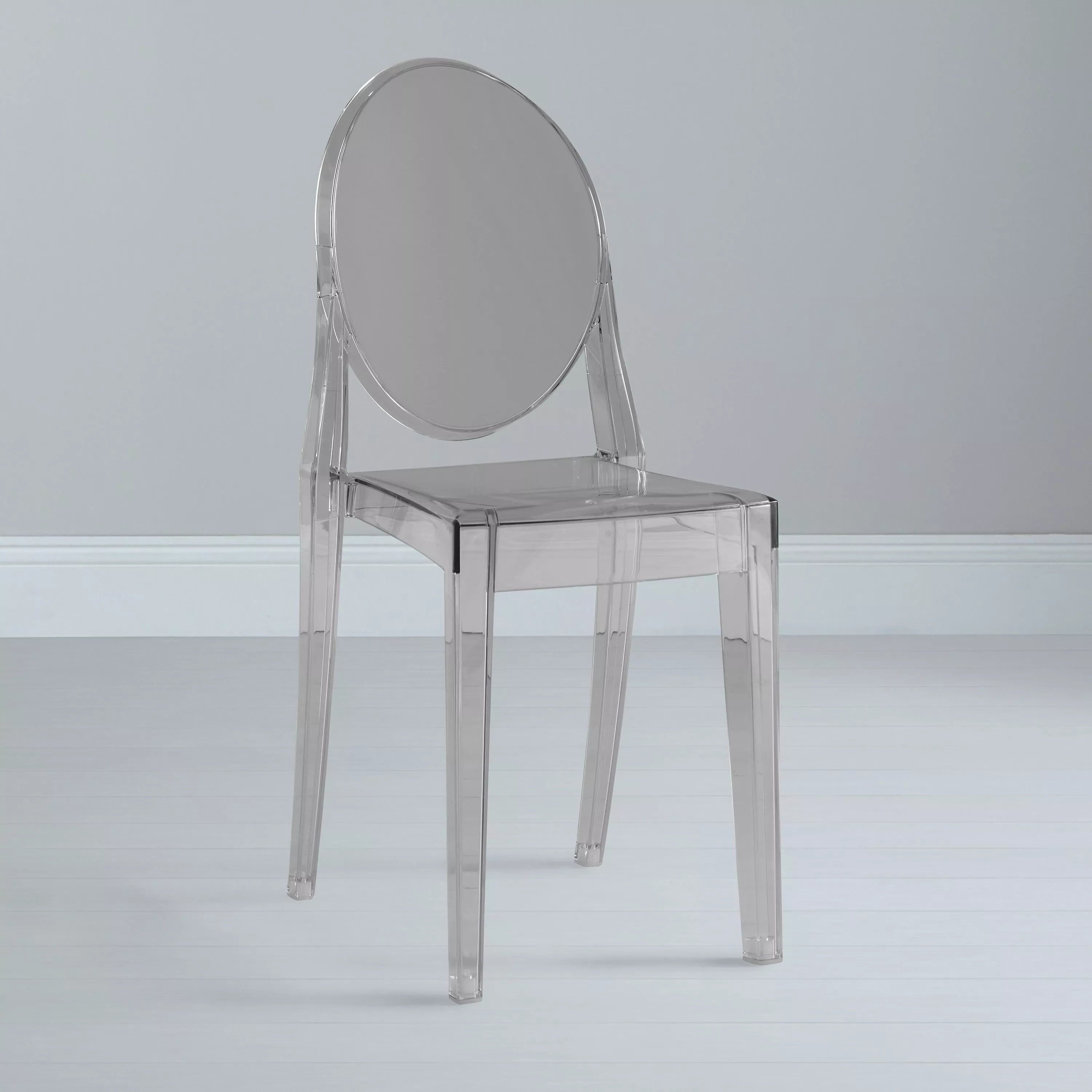 Kartell Victoria Ghost chair in transparent polycarbonate - British product