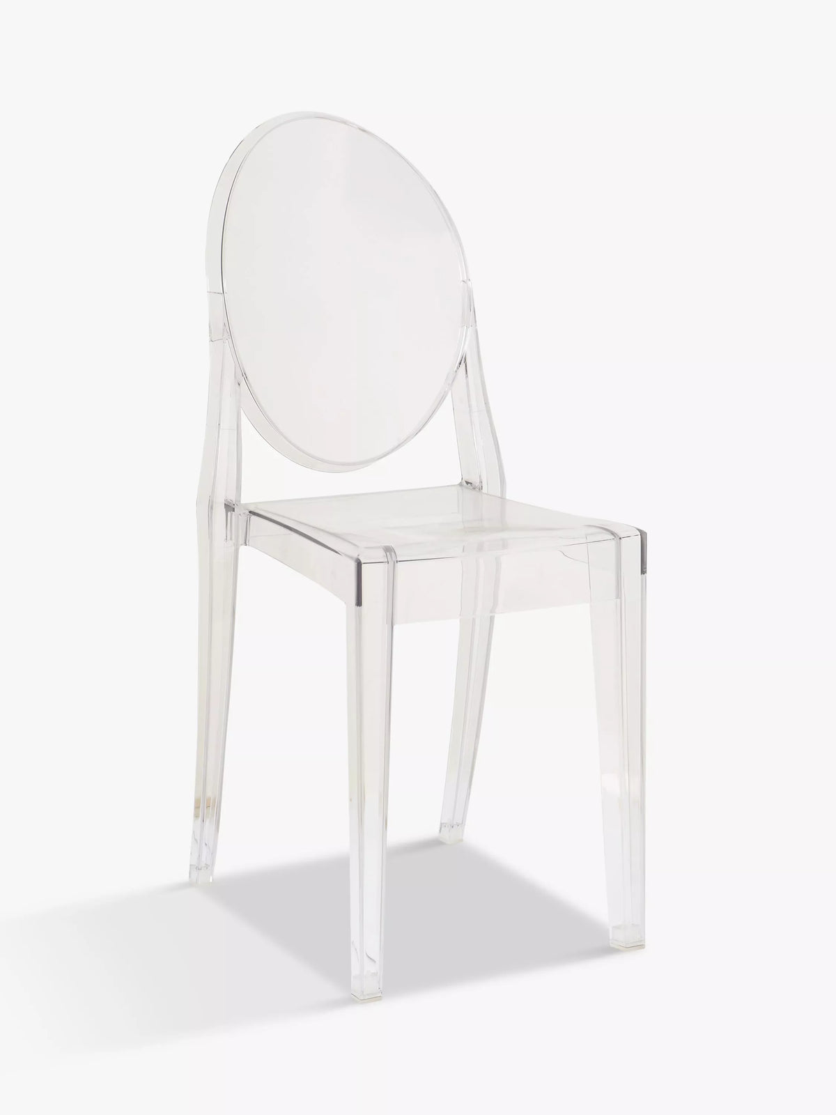 Kartell Victoria Ghost chair in transparent polycarbonate - British product