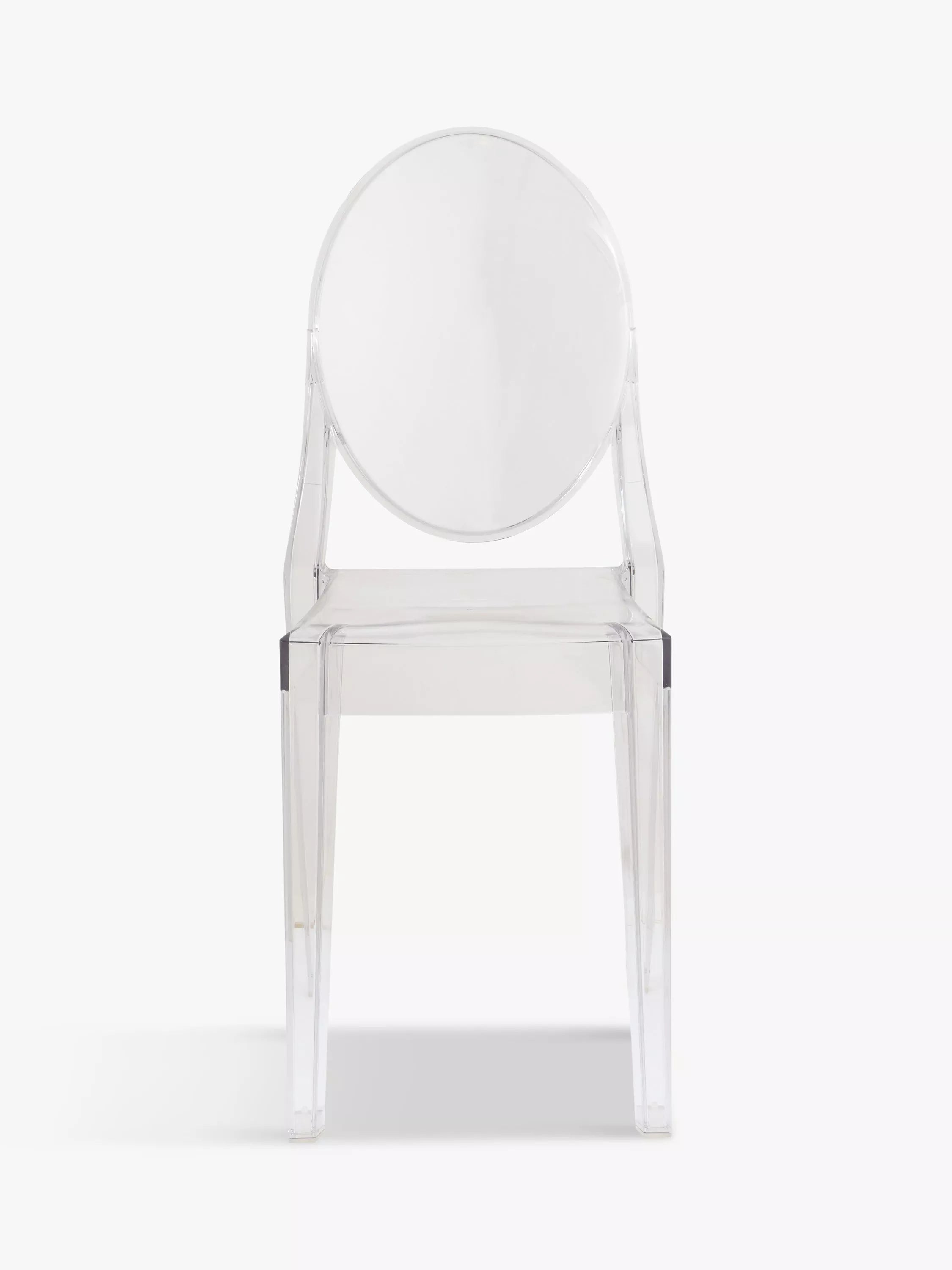 Kartell Victoria Ghost chair in transparent polycarbonate - British product