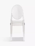 Kartell Victoria Ghost chair in transparent polycarbonate - British product
